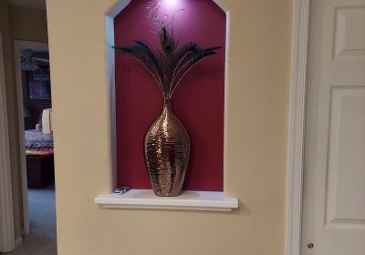 Custom lighted niche