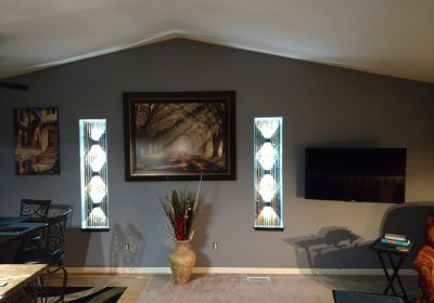 Lake Anna custom home improvement lighted niches