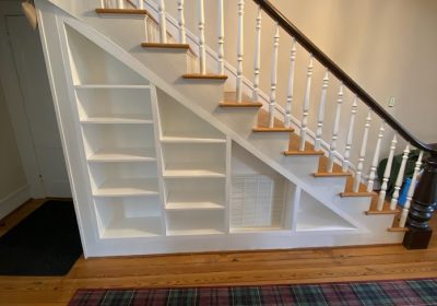 Under stair bookcase